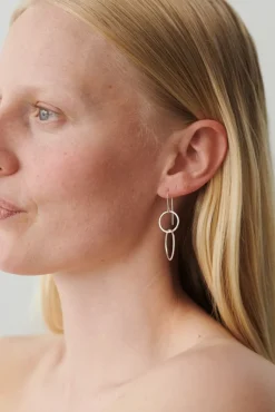 Pernille Corydon Øreringe^Double Plain Ear Hooks