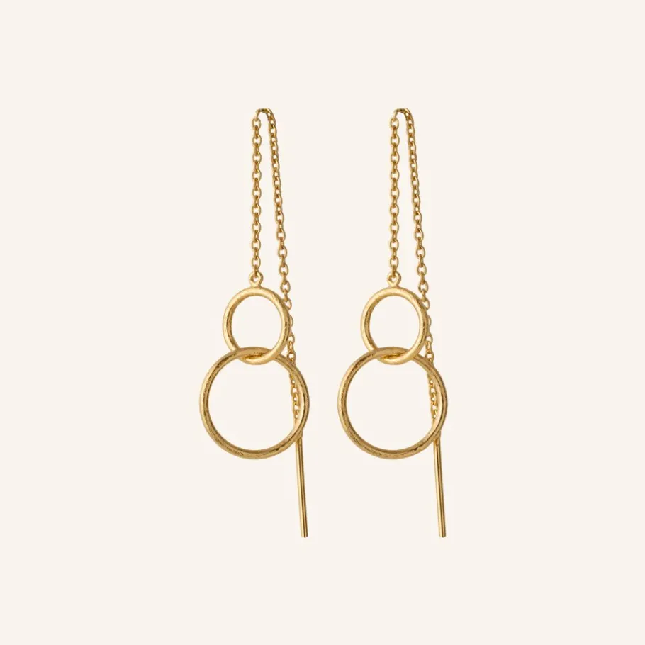 Pernille Corydon Øreringe^Double Plain Earchains