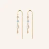 Pernille Corydon Øreringe^Mellow Blue Earchains