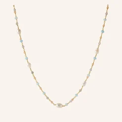 Pernille Corydon Halskæder^Mellow Blue Necklace