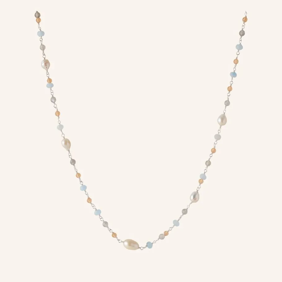 Pernille Corydon Halskæder^Mellow Blue Necklace